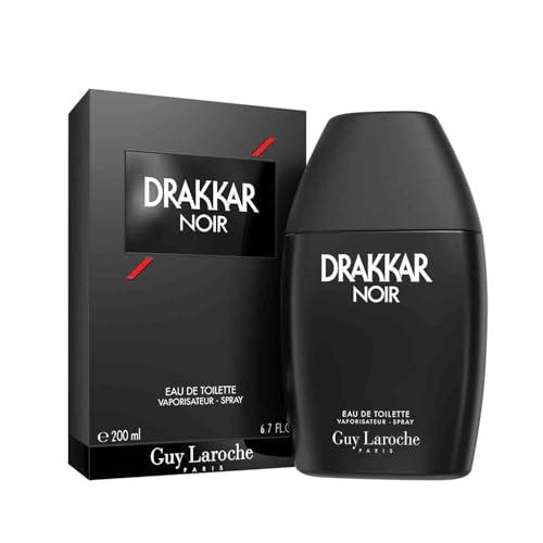Laroche Drakkar Noir Iconic Designer Fragrance, Intense, Powerful Eau de Toilette, Fougere Blend & Aromatic Spices, Long Lasting Men's Perfume, Day and Night Fragrance