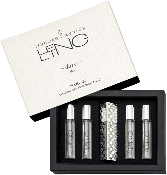 Lengling Munich No 2 Skrik Travel = Extrait de Parfum 4 x 8 ml