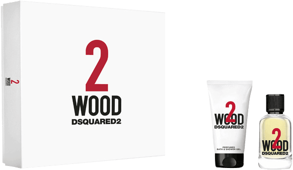Dsquared2 Perfumes 2 Wood Set = EdT Nat. Spray 30 ml + Shower Gel 50 ml
