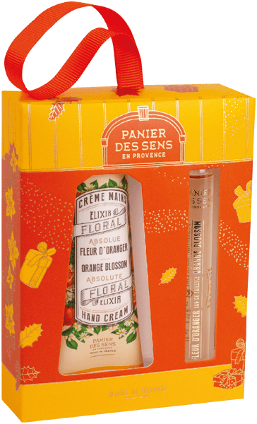Panier des Sens Fleur d'Oranger Coffret Duo = Handcreme + EdT Roll-on