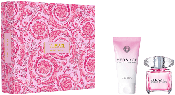 Versace Bright Crystal Set = EdT Nat. Spray 30 ml + Body Lotion 50 ml