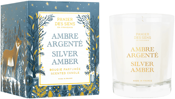 Panier des Sens Ambre Argenté Bougie Parfumée