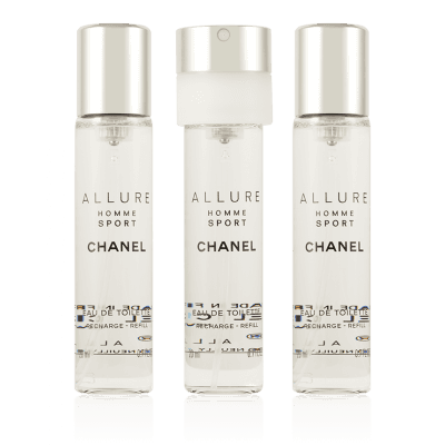 Chanel Allure Homme Sport Nachfüllung Eau de Toilette 3 x 20 ml