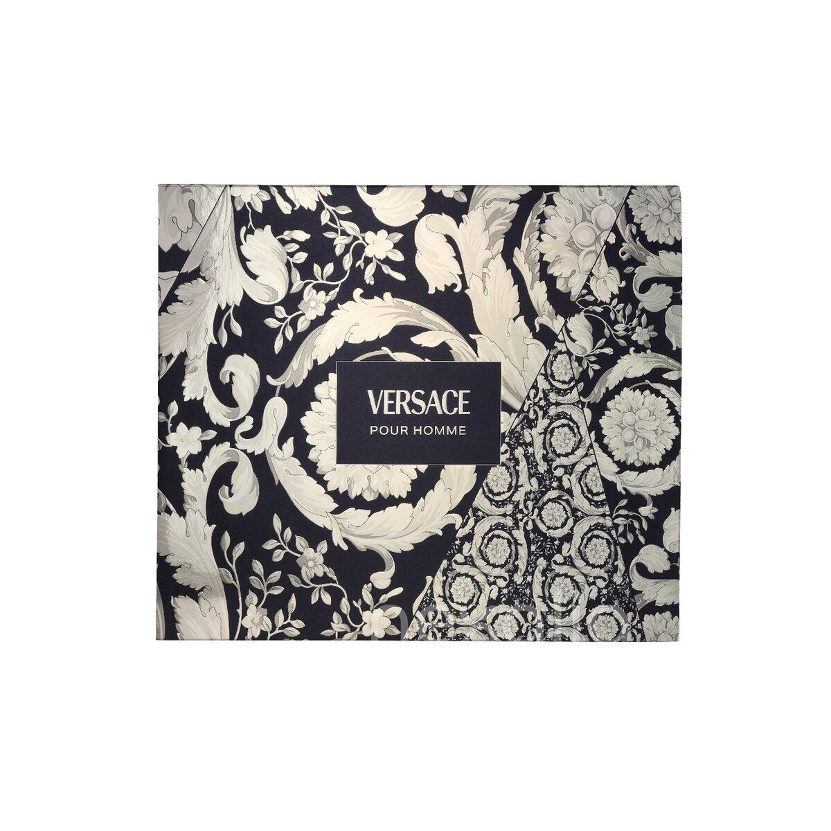Versace Pour Homme Giftset Edt Spray 50ml/Aftershave Balm 50ml/Hair & Body Shampoo 50ml 150 ml