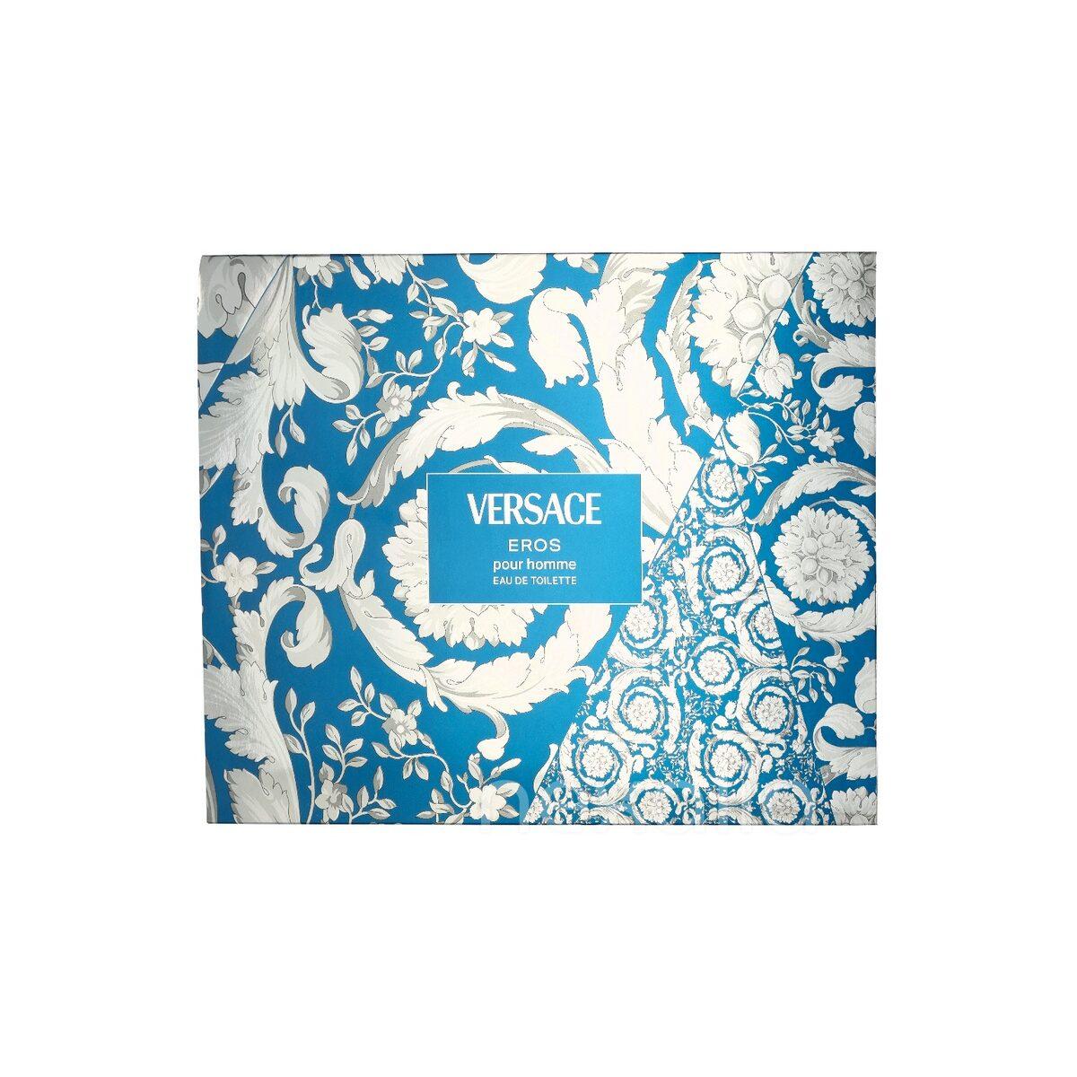 Versace Eros Pour Homme Giftset Edt Spray 50ml/Bath & Shower Gel 50ml/Aftershave Balm 50ml 150 ml