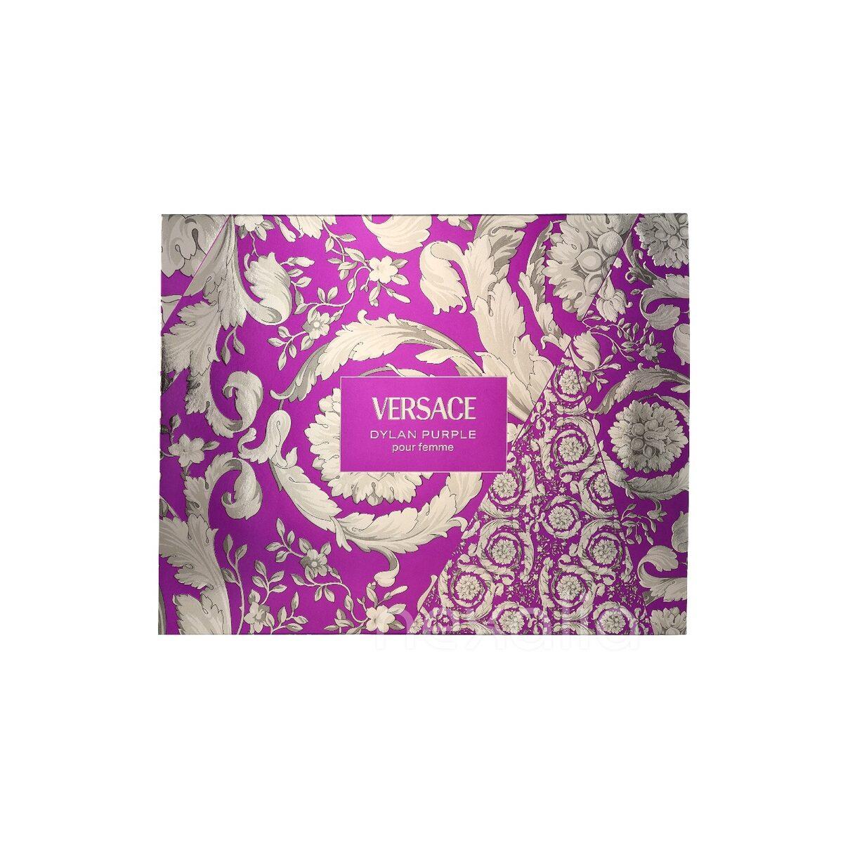 Versace Dylan Purple Giftset Edp Spray 50ml/Bath & Shower Gel 50ml/Body Lotion 50ml 150 ml