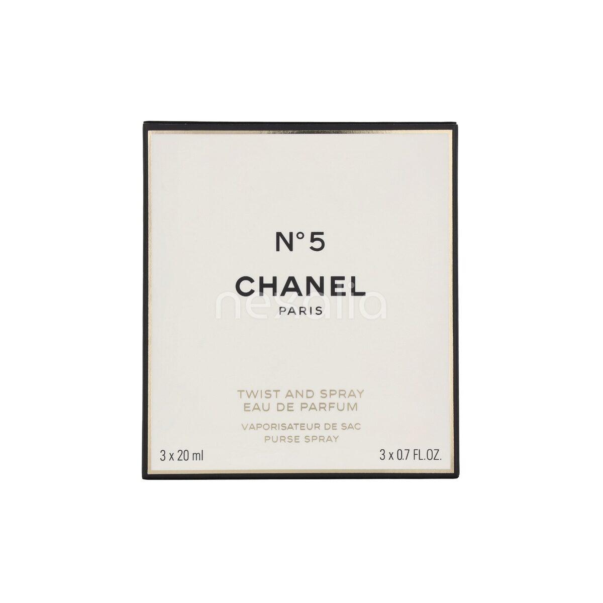 Chanel No 5 Giftset 2x Edp Spray Refill 20Ml/1x Edp Spray 20Ml - Twist and Spray 60 ml